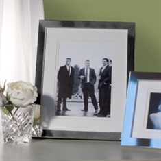 Silver Photo Frame With Double Mount