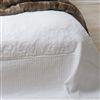 Kitchen & Dining | Soft Furnishings | White Cotton Quilt - Yasha