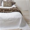 Kitchen & Dining | Soft Furnishings | White Cotton Quilt - Yasha