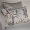 Kitchen & Dining | Soft Furnishings | Embroidered Cushion - Bird Illustration