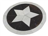 Leather Star Rug