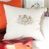 Kitchen & Dining | Soft Furnishings | Linen Cushion - Monogram - Motif