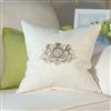 Kitchen & Dining | Soft Furnishings | Linen Cushion - Monogram - Motif