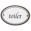 Gifts | Decorative Items | Vintage style Enamel Toilet Sign