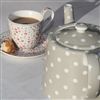 Kitchen & Dining | Tableware | Naomi Beige Teapot - Polka Dot