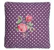 Bedroom | Scatter Cushions | Quilted Cushion Cover - Naomi Plum with Embroidery