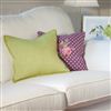 Bedroom | Scatter Cushions | Quilted Cushion Cover - Naomi Plum with Embroidery