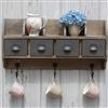 Bath & Beauty | Furniture & Storage | Reclaimed Wood Wall Unit With Steel Drawers