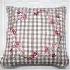 Kitchen & Dining | Soft Furnishings | Gingham Cushion with embroidery