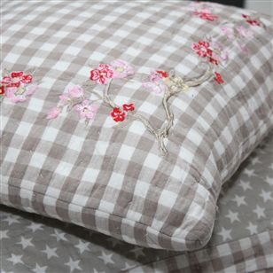 gingham cushion