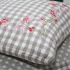 Kitchen & Dining | Soft Furnishings | Gingham Cushion with embroidery