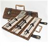 Kitchen & Dining | The Garden & Outdoors | 3 Piece BBQ Utensils Set In A Wicker Carry Case