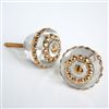 Kitchen & Dining | Hardware and Knobs | Decorative Drawer Knobs (Clear with Gold Dots)