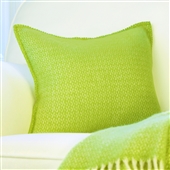 Pistachio Green Wool Cushion Cover