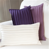 Pleated Linen Cushion With Filling