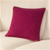 Pink Punto Wool Cushion Cover