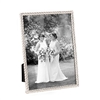 Bedroom | Picture Frames | LARGE Rope Edge Silver Plated Picture Frame