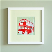Framed Print Of Queen On A Routemaster