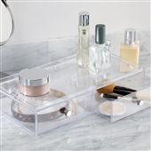 Acrylic Drawers for Makeup Storage - Two Wide